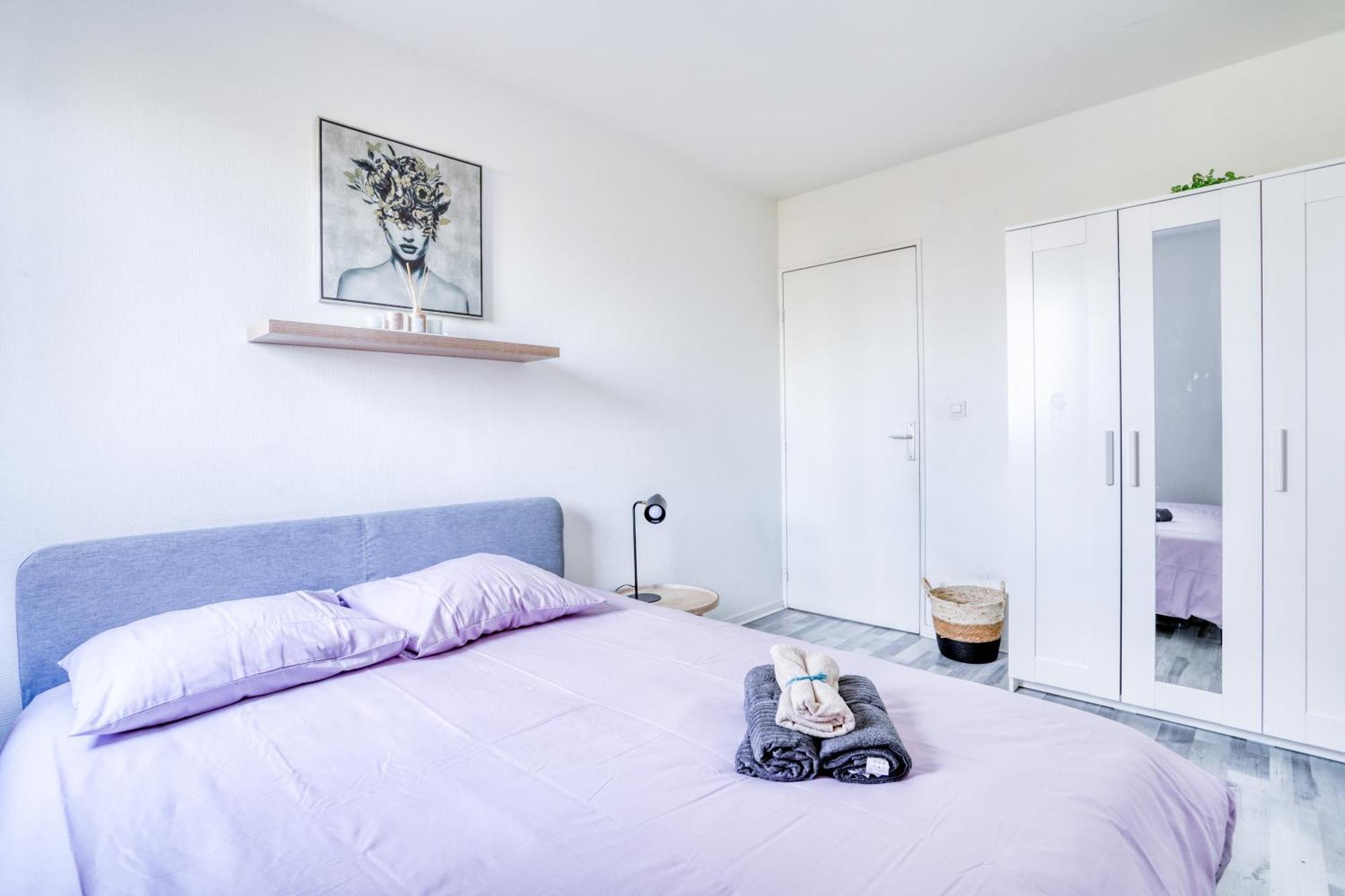 Le Warm Cocon - Spacieux T3 - 5 Personnes - Wifi Et Parking Rosny-sous-Bois Buitenkant foto