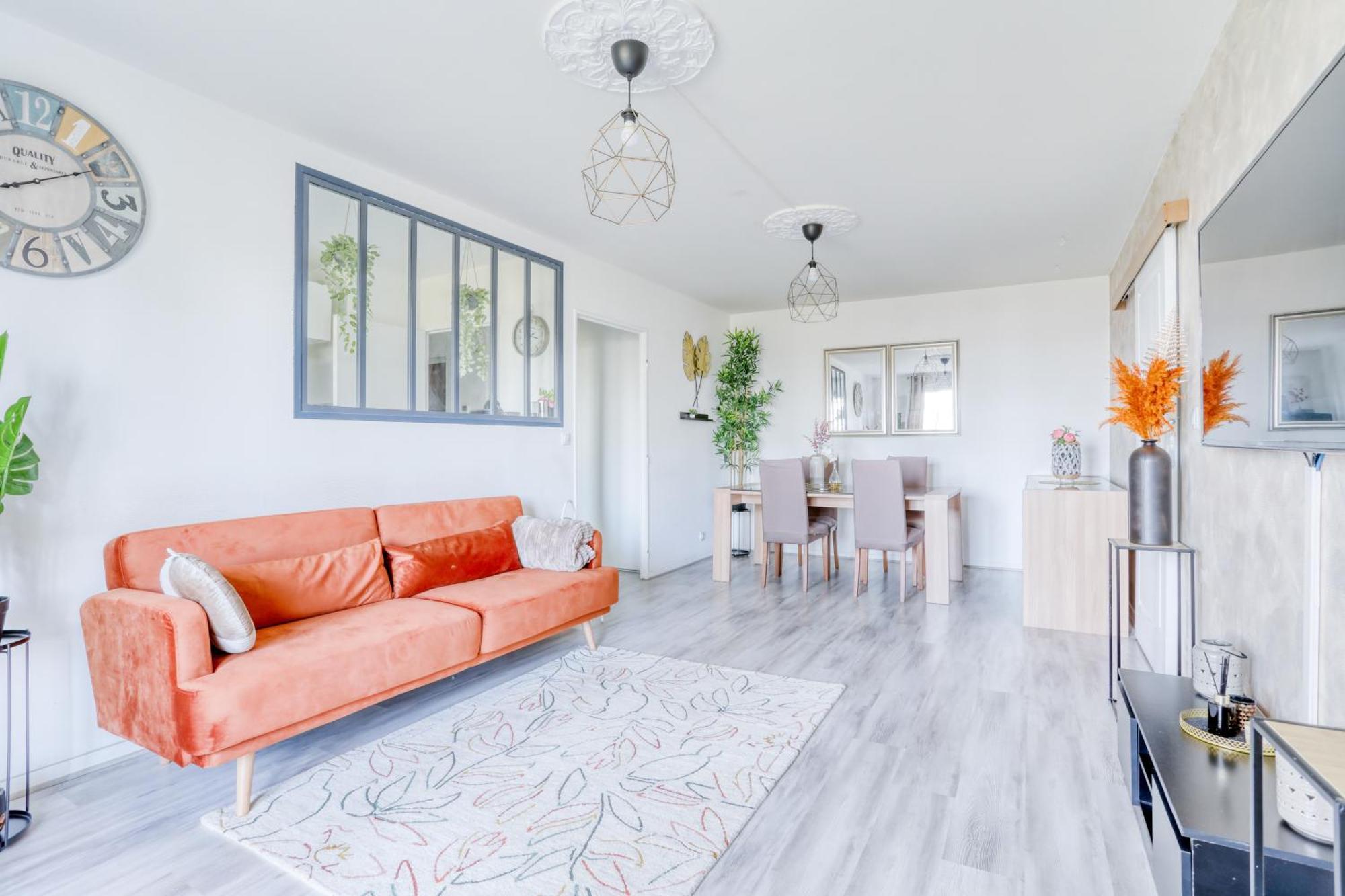 Le Warm Cocon - Spacieux T3 - 5 Personnes - Wifi Et Parking Rosny-sous-Bois Buitenkant foto