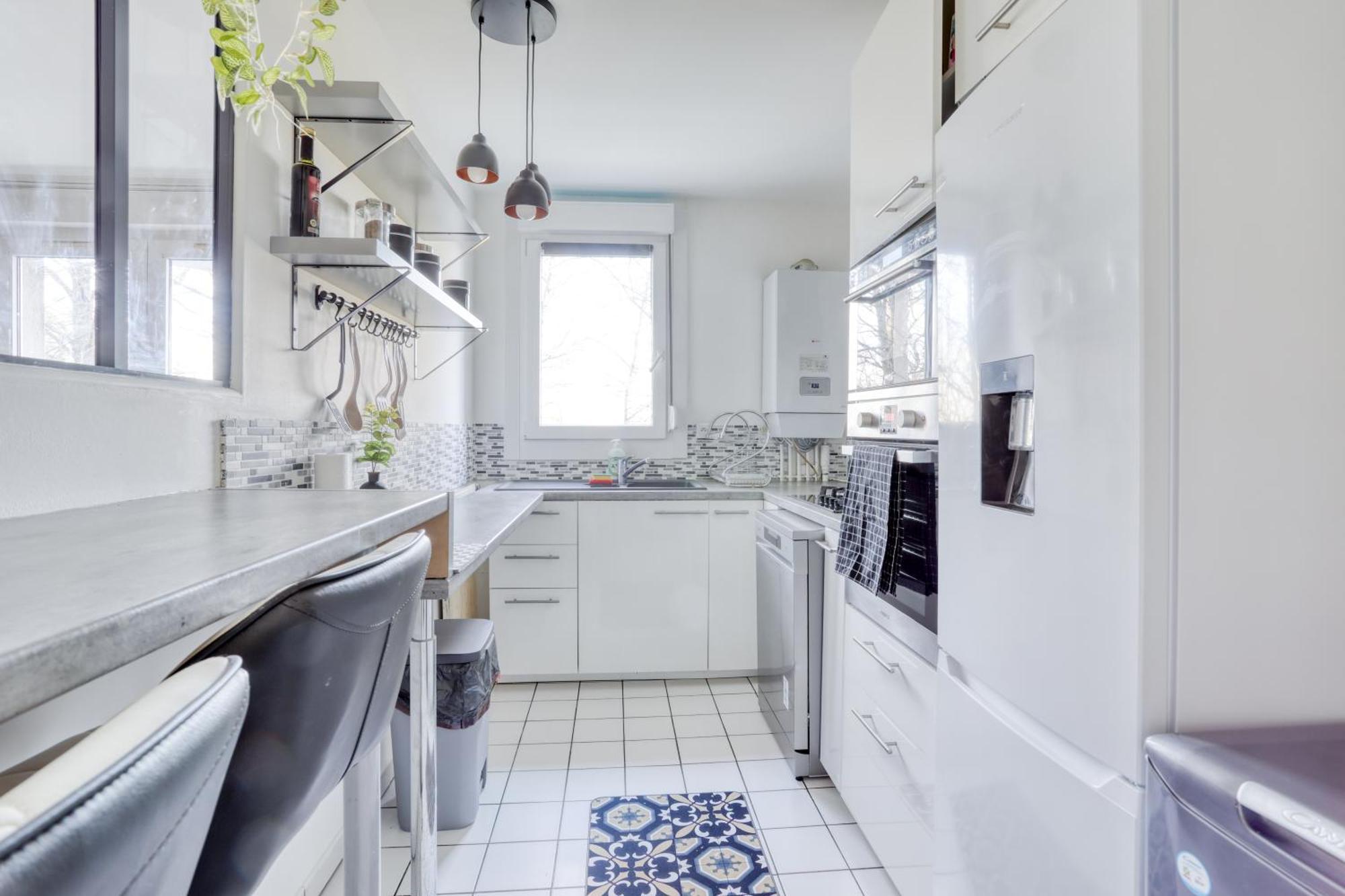 Le Warm Cocon - Spacieux T3 - 5 Personnes - Wifi Et Parking Rosny-sous-Bois Buitenkant foto