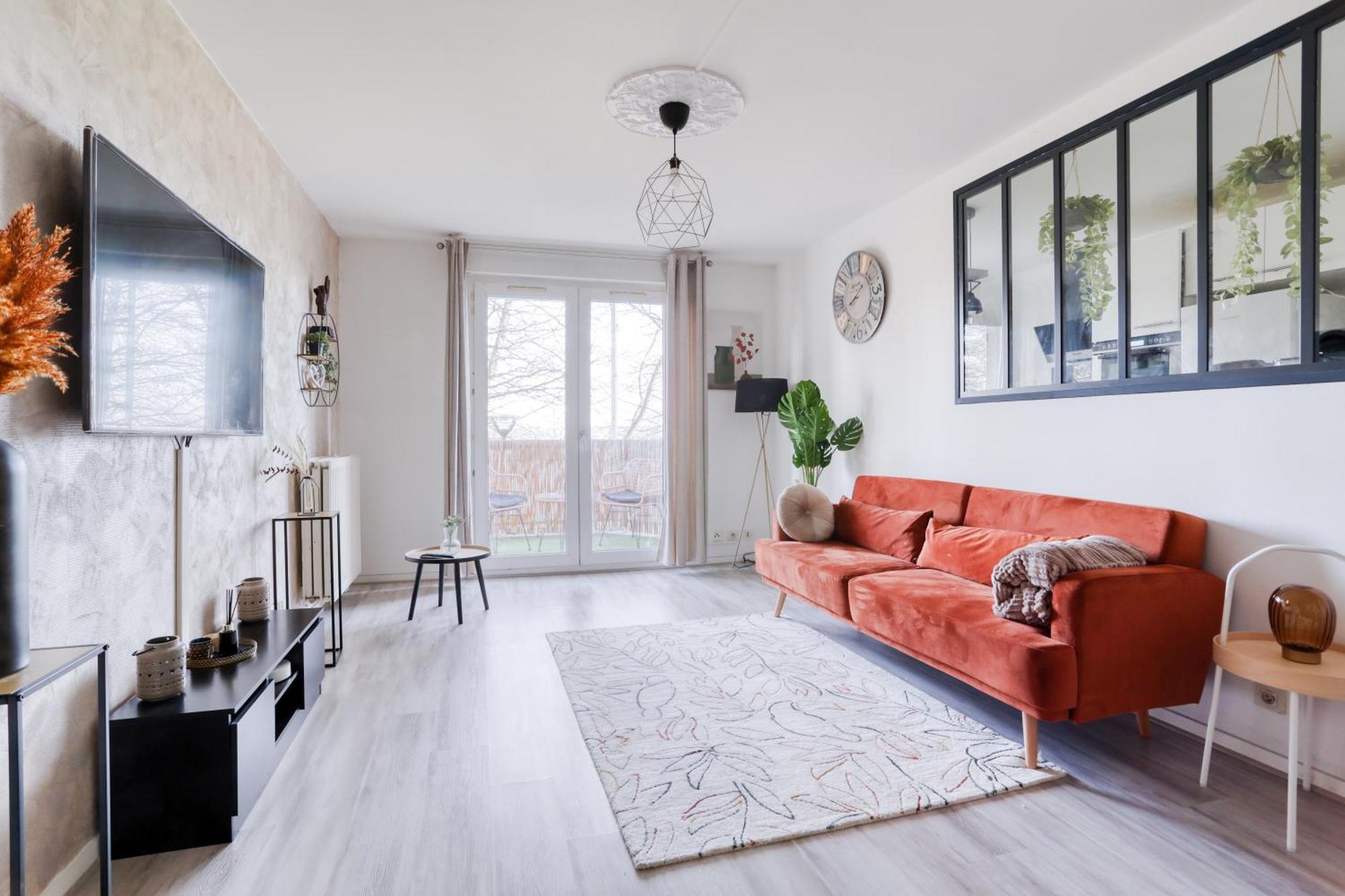 Le Warm Cocon - Spacieux T3 - 5 Personnes - Wifi Et Parking Rosny-sous-Bois Buitenkant foto